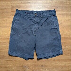 Boden Chino Shorts Men's Size 30 Blue Cotton 7" Inseam Casual Summer
